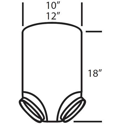 Vent-A-Hood Ventilation Accessories Transitions VP517 IMAGE 2