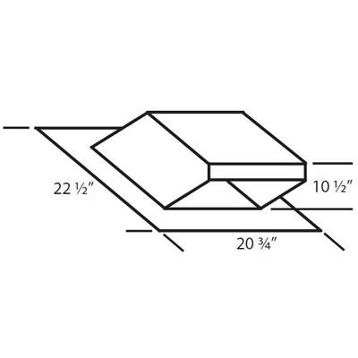 Vent-A-Hood Ventilation Accessories Caps/Louvers and Collars VP553 IMAGE 1