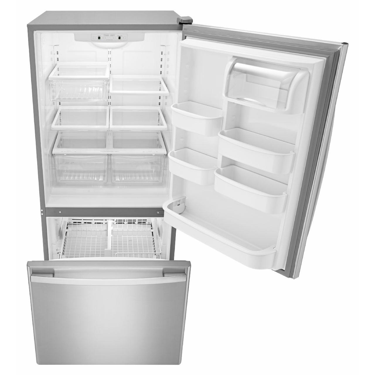 Amana 30-inch, 18 cu. ft. Bottom Mount Freezer Refrigerator ABB1924BRM IMAGE 4