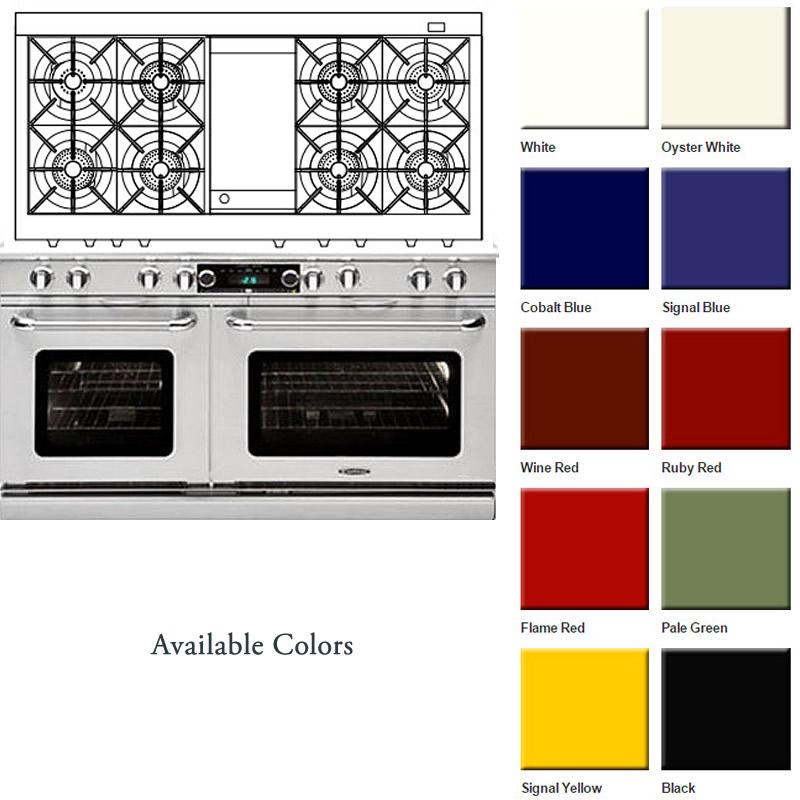 Capital 60-inch Freestanding Dual-Fuel Range COB604G4-N IMAGE 3