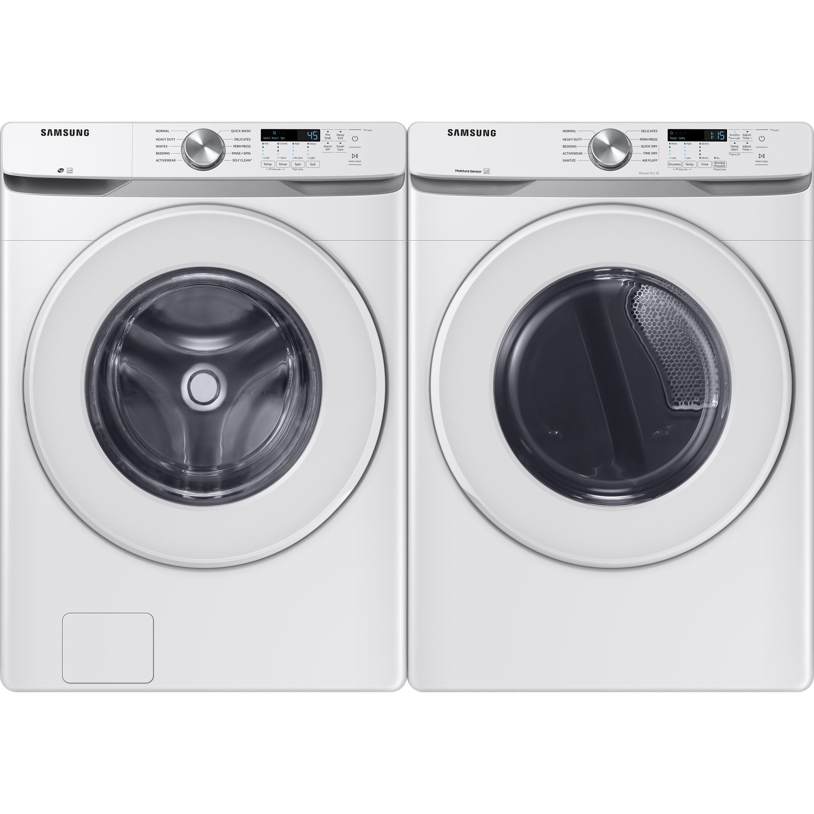Samsung Laundry WF45T6000AW/A5, DVE45T6005W/AC IMAGE 1