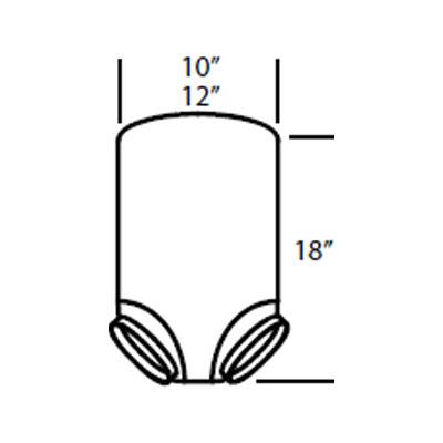 Vent-A-Hood Ventilation Accessories Transitions VP518 IMAGE 1