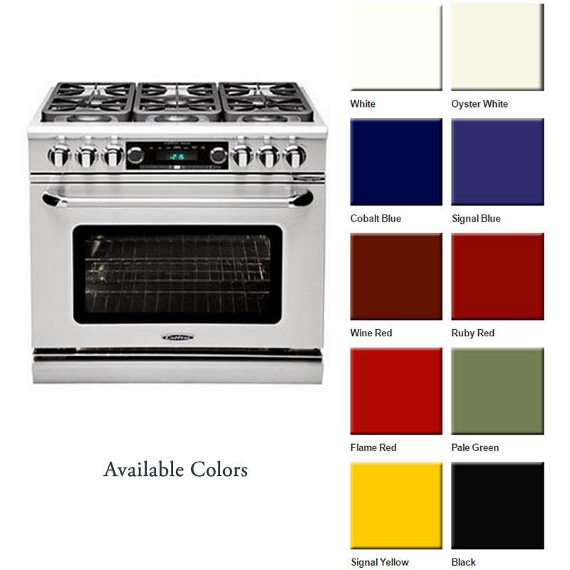 Capital 36-inch Freestanding Dual-Fuel Range CSB366-N IMAGE 2