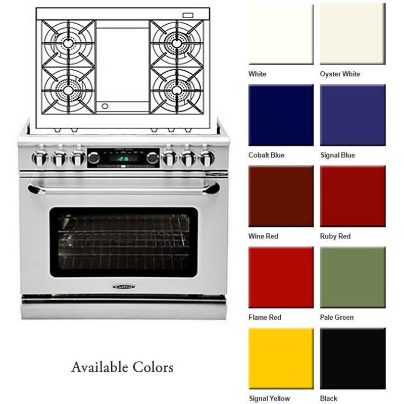 Capital 36-inch Freestanding Dual-Fuel Range CSB362G2-N IMAGE 2