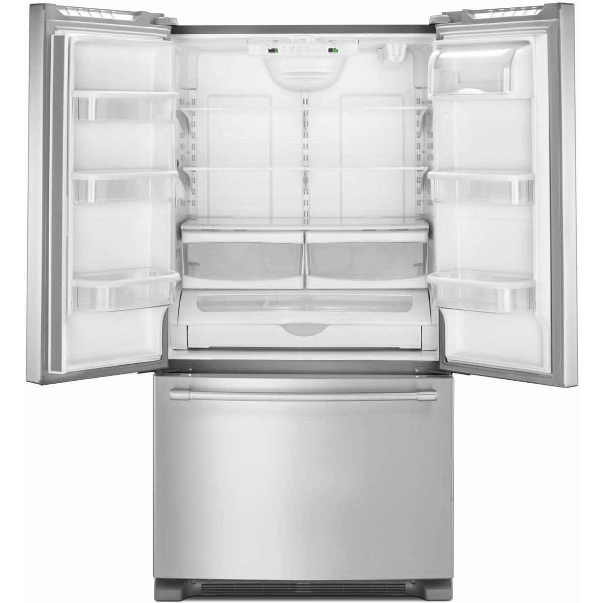 Maytag 36-inch, 20 cu. ft. Counter-Depth French 3-Door Refrigerator with Ice and Water MFC2062FEZ IMAGE 2
