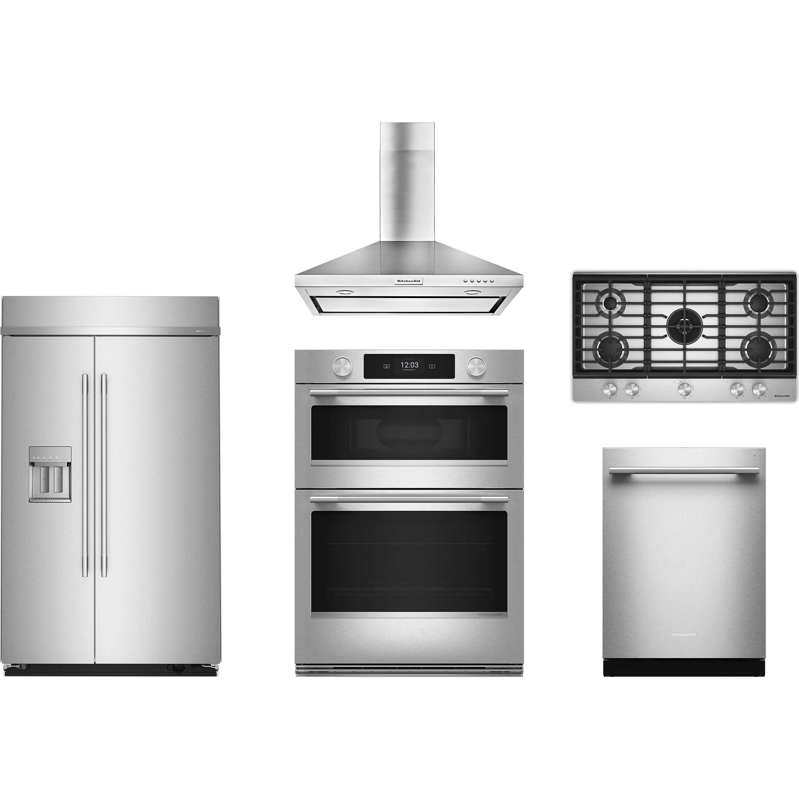 KitchenAid Kitchen KBSD748SPS, KCGK536SSS, KDTS324SPS, KOEC730SPS, KVWB406DSS IMAGE 1