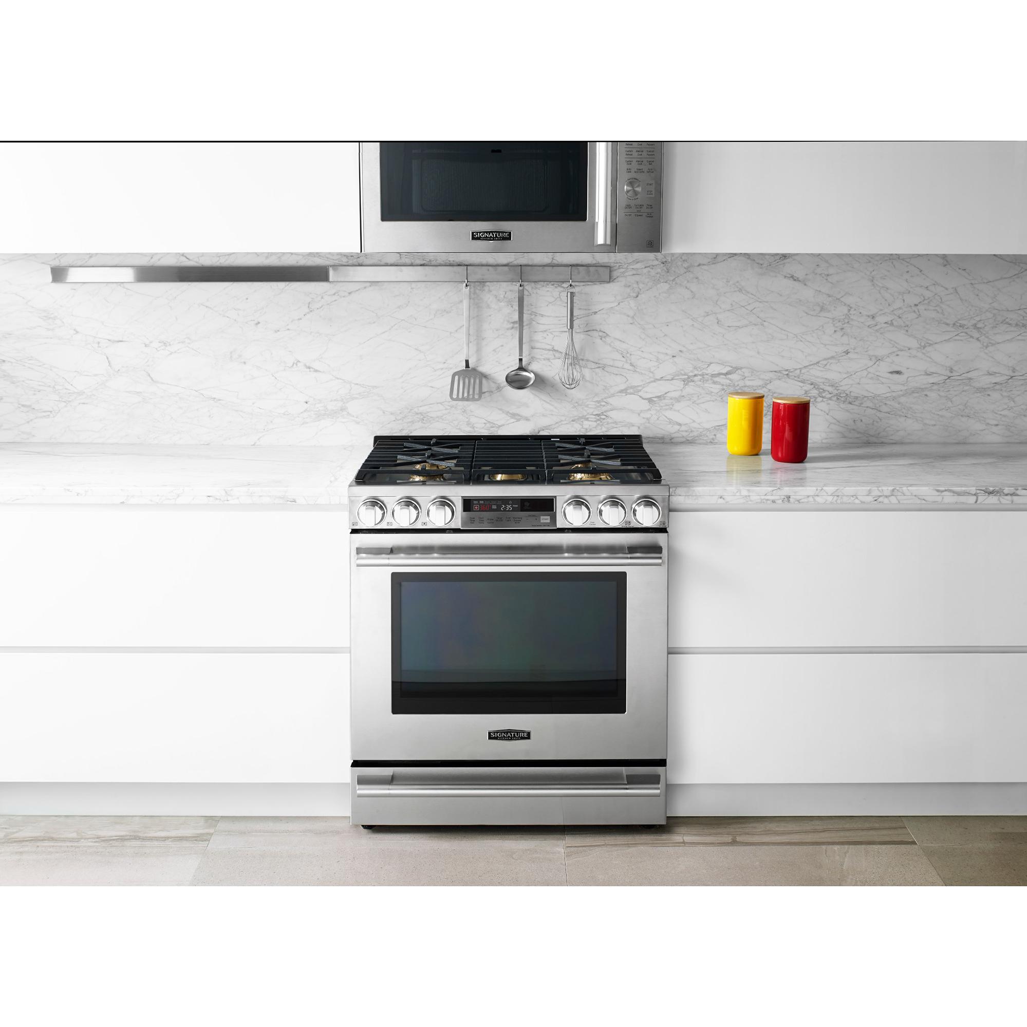 Signature Kitchen Suite 30-inch Slide-In Gas Range UPSG3014ST IMAGE 12