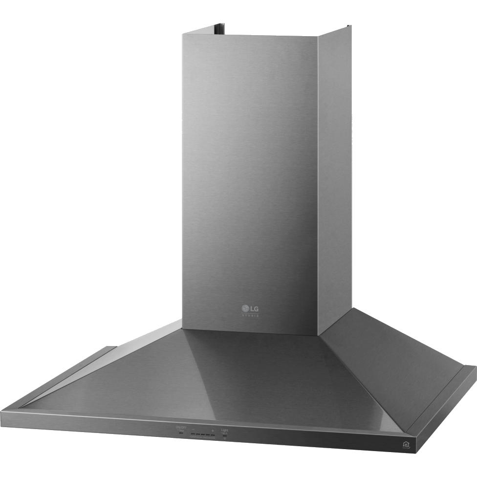 LG STUDIO Studio 36-inch Wall Mount Range Hood with Wi-Fi LSHD3680ST IMAGE 3
