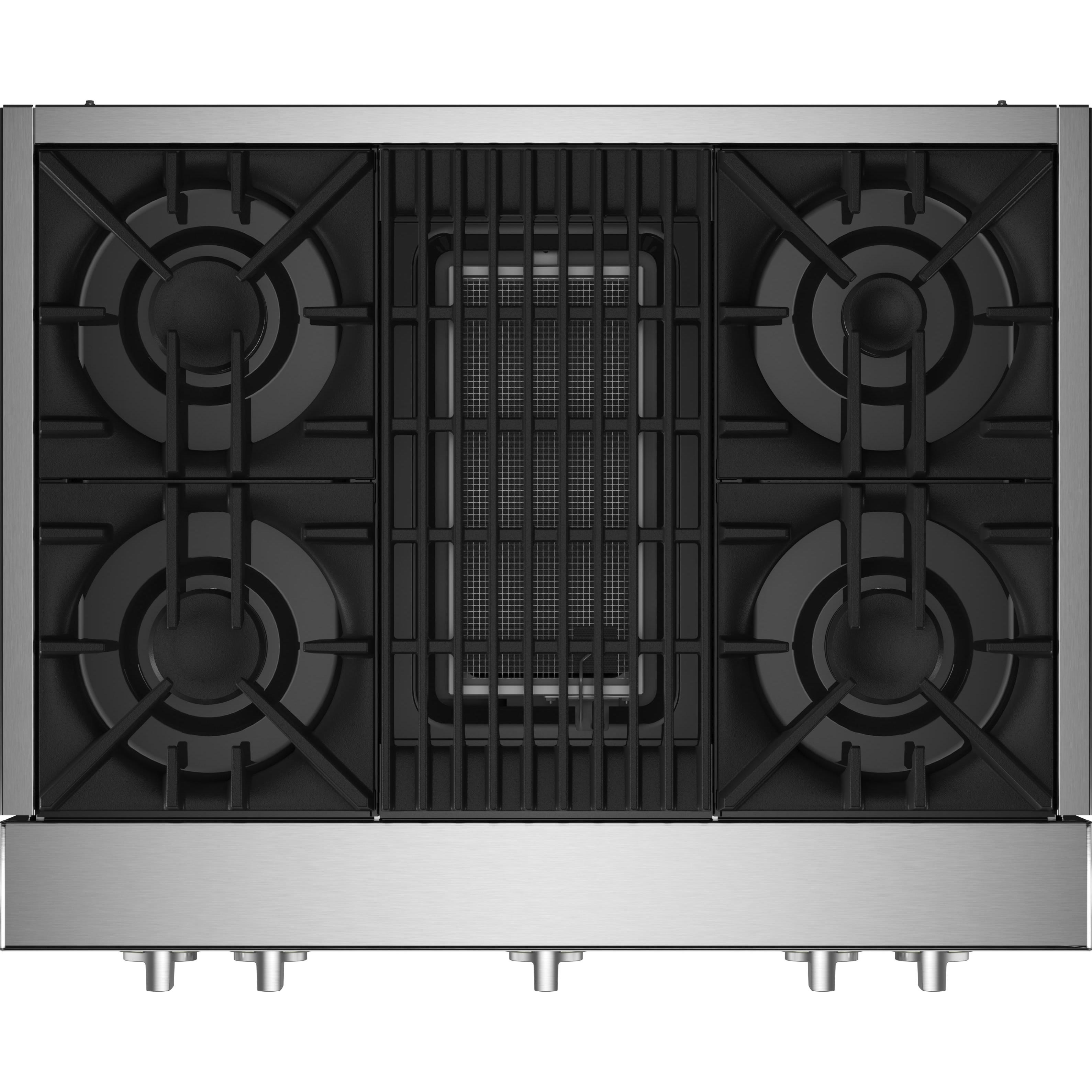 JennAir Rise 36-inch Gas Rangetop with Gas Grill JGCP636HL IMAGE 2