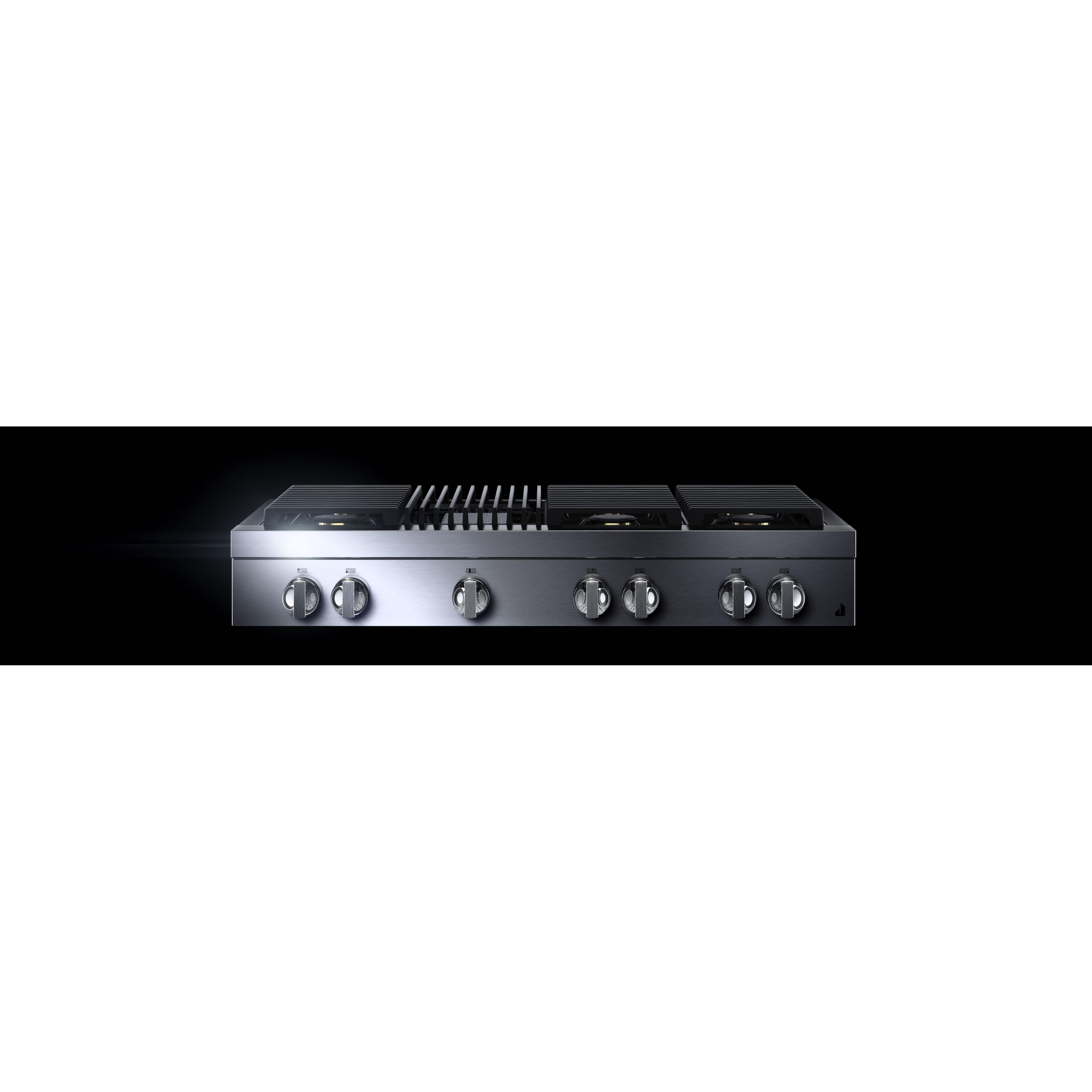 JennAir Noir 48-inch Gas Rangetop with Gas Grill JGCP648HM IMAGE 3