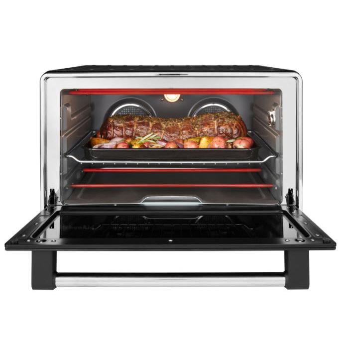 KitchenAid Dual Convection Countertop Oven With Temperature Probe KCO255BM IMAGE 5