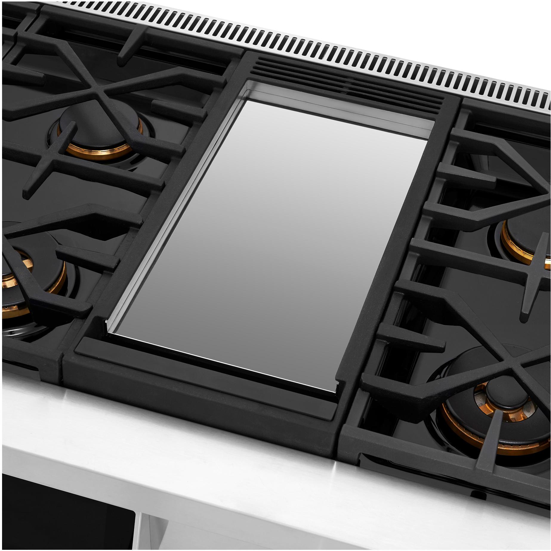 Signature Kitchen Suite 48-inch Freestanding Dual-Fuel Range with Wi-Fi Connectivity SKSDR480GS IMAGE 14