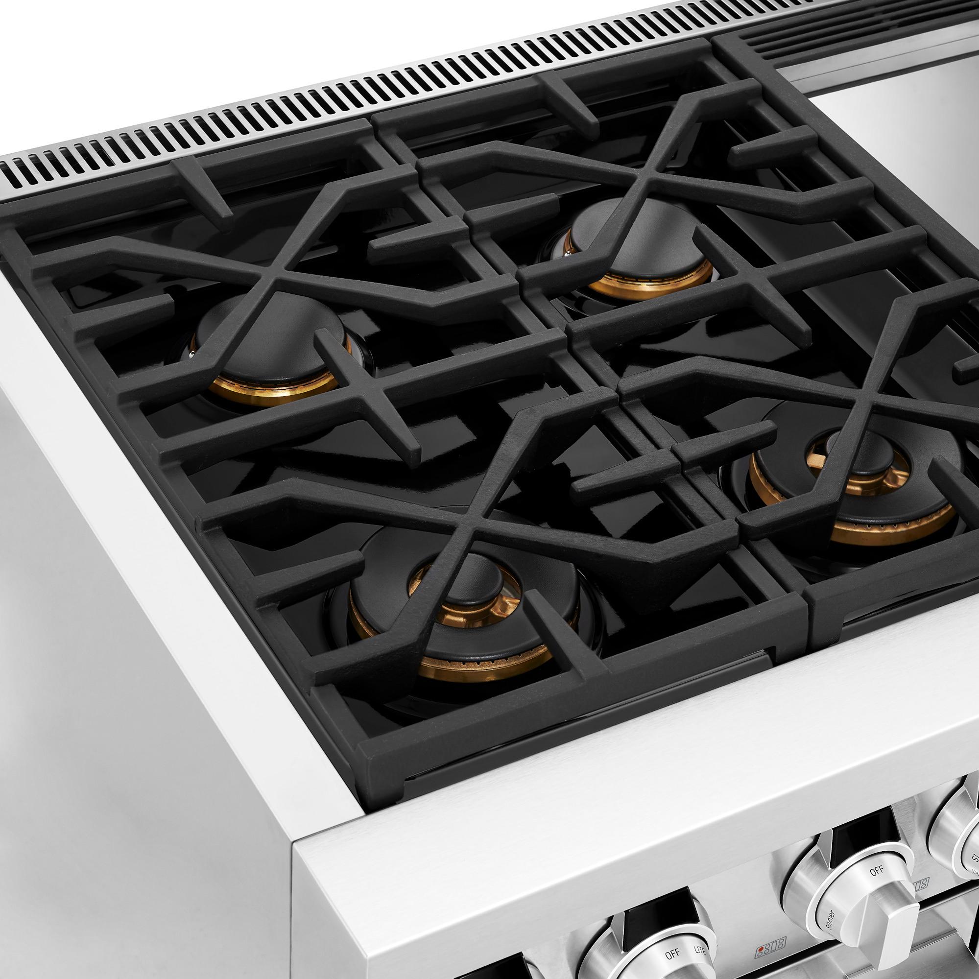 Signature Kitchen Suite 48-inch Freestanding Dual-Fuel Range with Wi-Fi Connectivity SKSDR480GS IMAGE 15