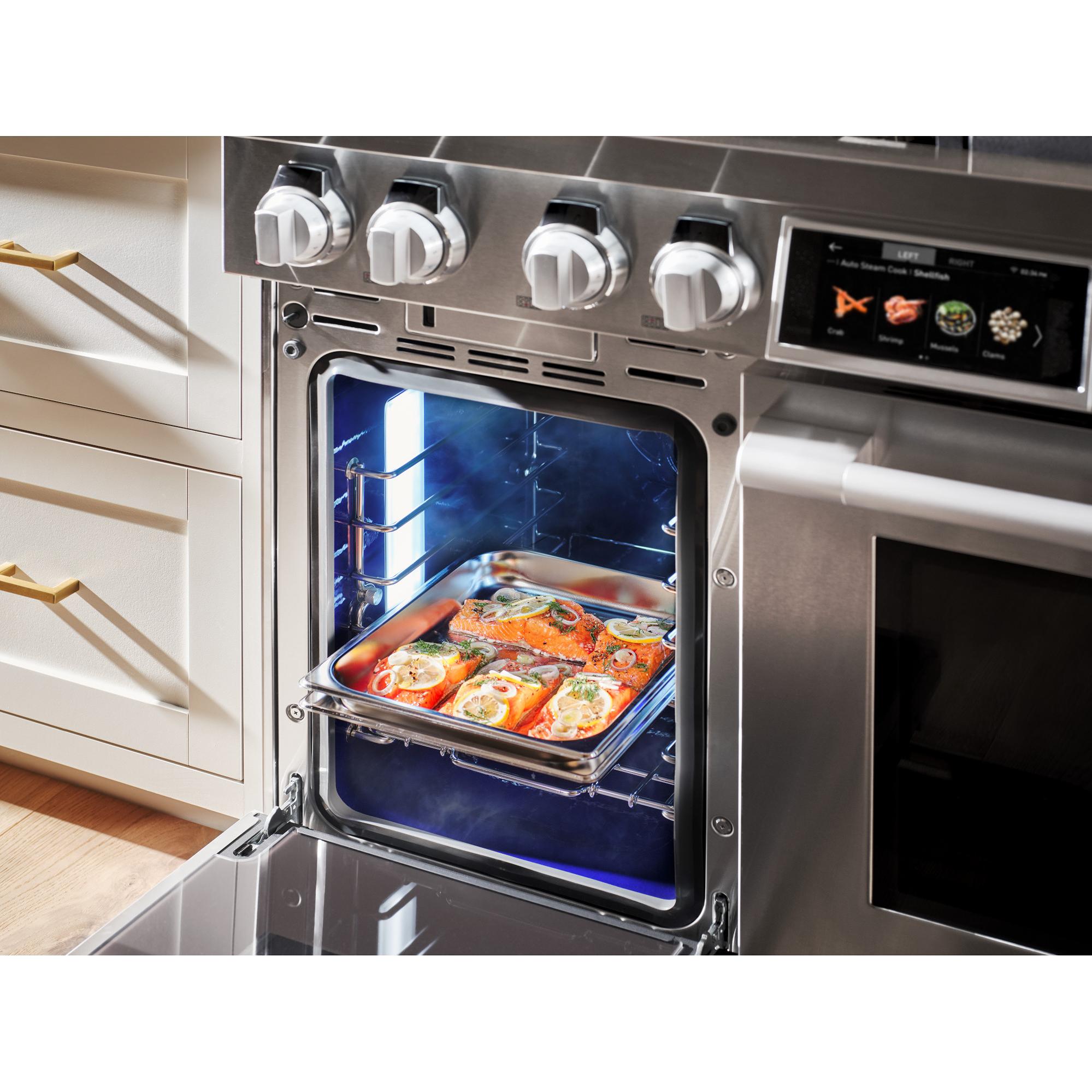 Signature Kitchen Suite 48-inch Freestanding Dual-Fuel Range with Wi-Fi Connectivity SKSDR480GS IMAGE 18