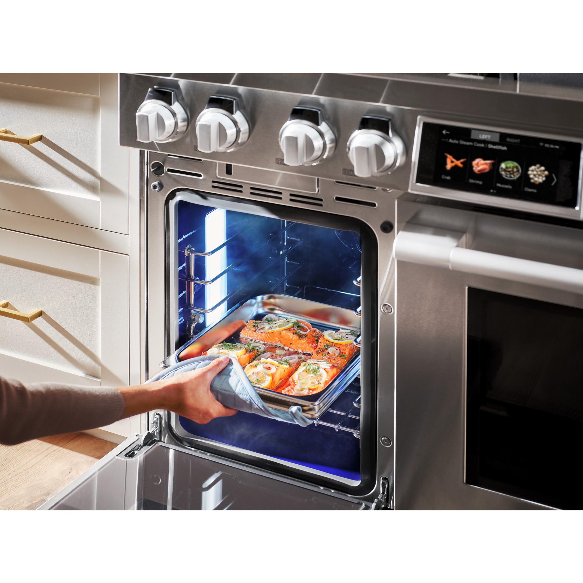 Signature Kitchen Suite 48-inch Freestanding Dual-Fuel Range with Wi-Fi Connectivity SKSDR480GS IMAGE 19