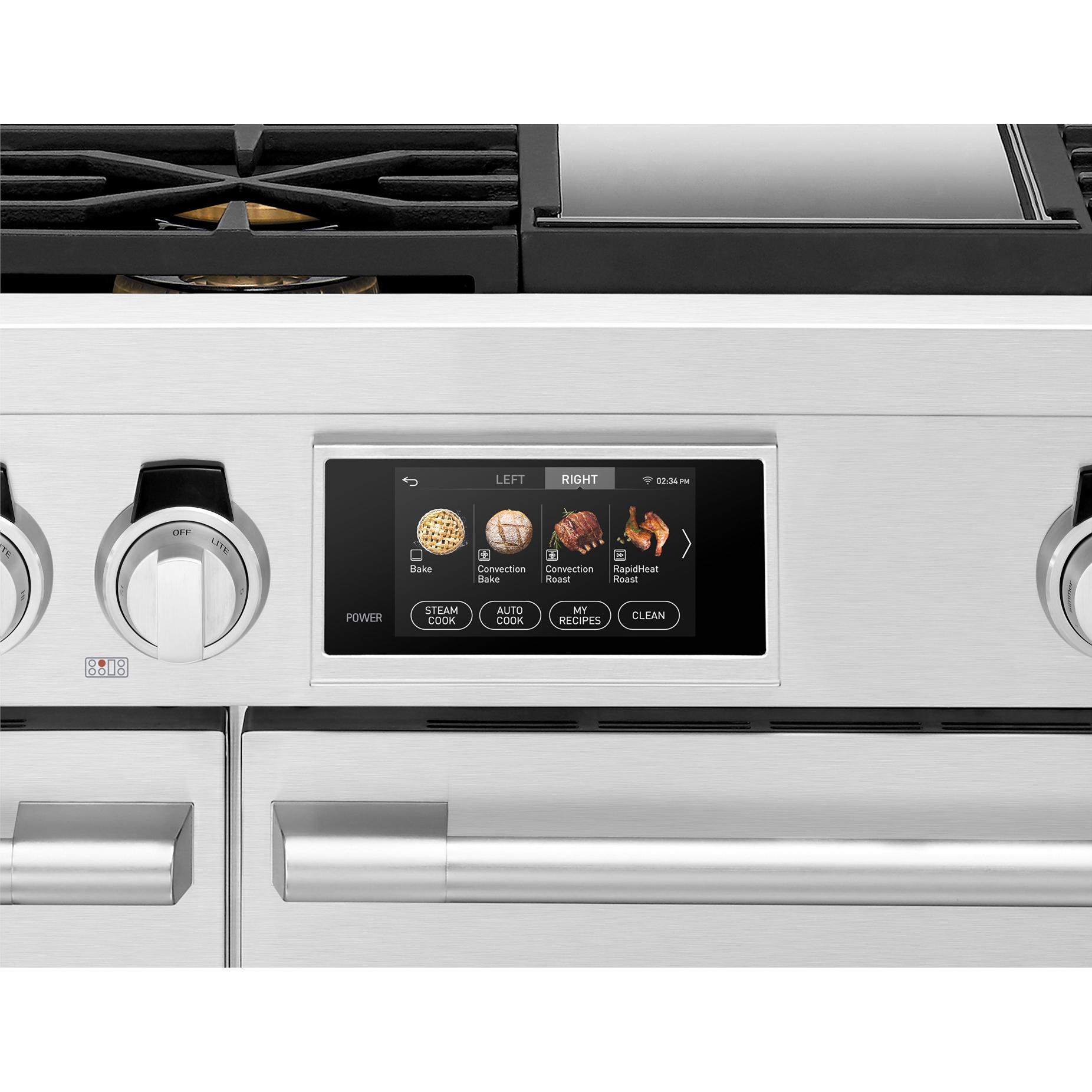 Signature Kitchen Suite 48-inch Freestanding Dual-Fuel Range with Wi-Fi Connectivity SKSDR480GS IMAGE 9