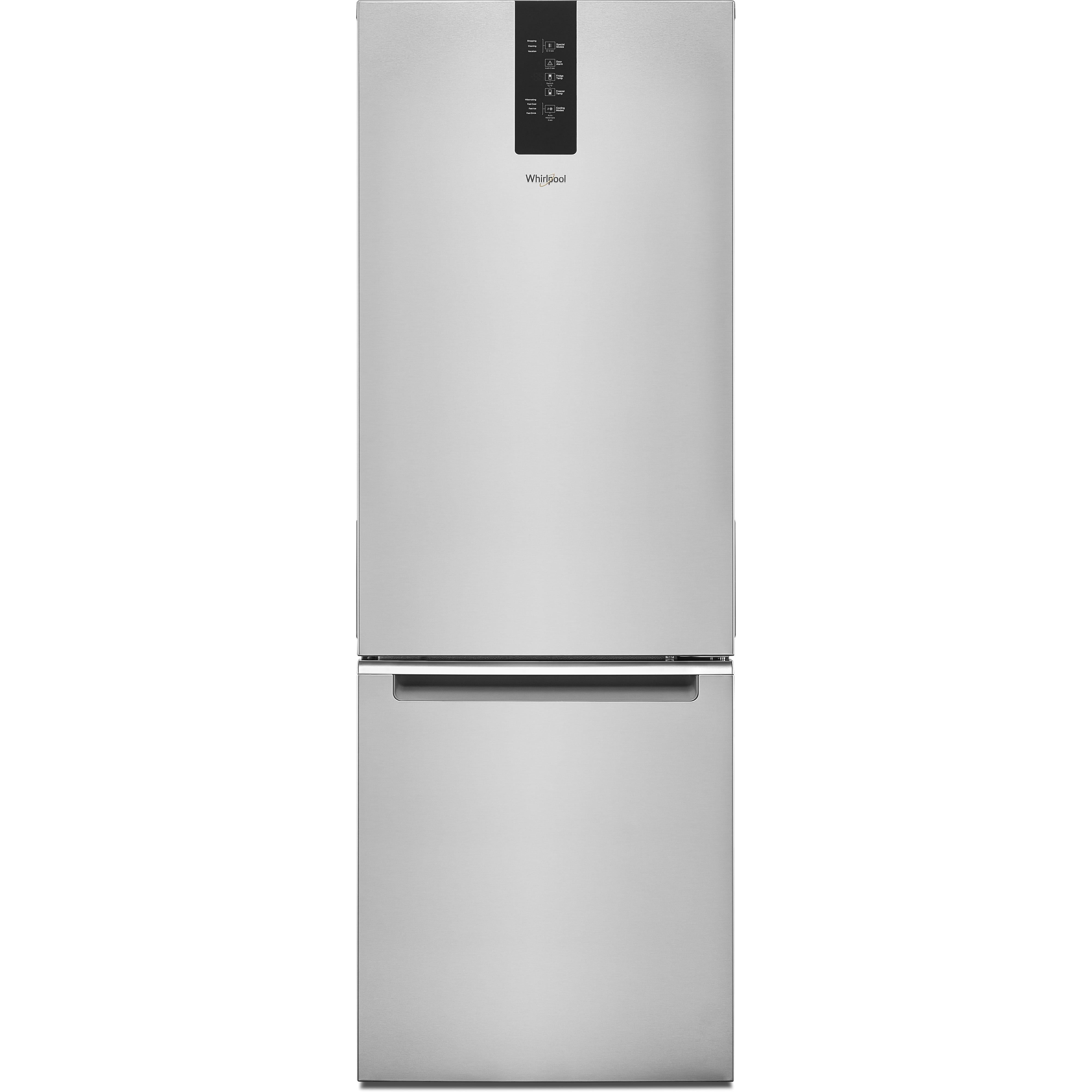 Whirlpool 24-inch, 12.9 cu ft. Bottom-Freezer Refrigerator with ice maker WRB543CMJZ IMAGE 1