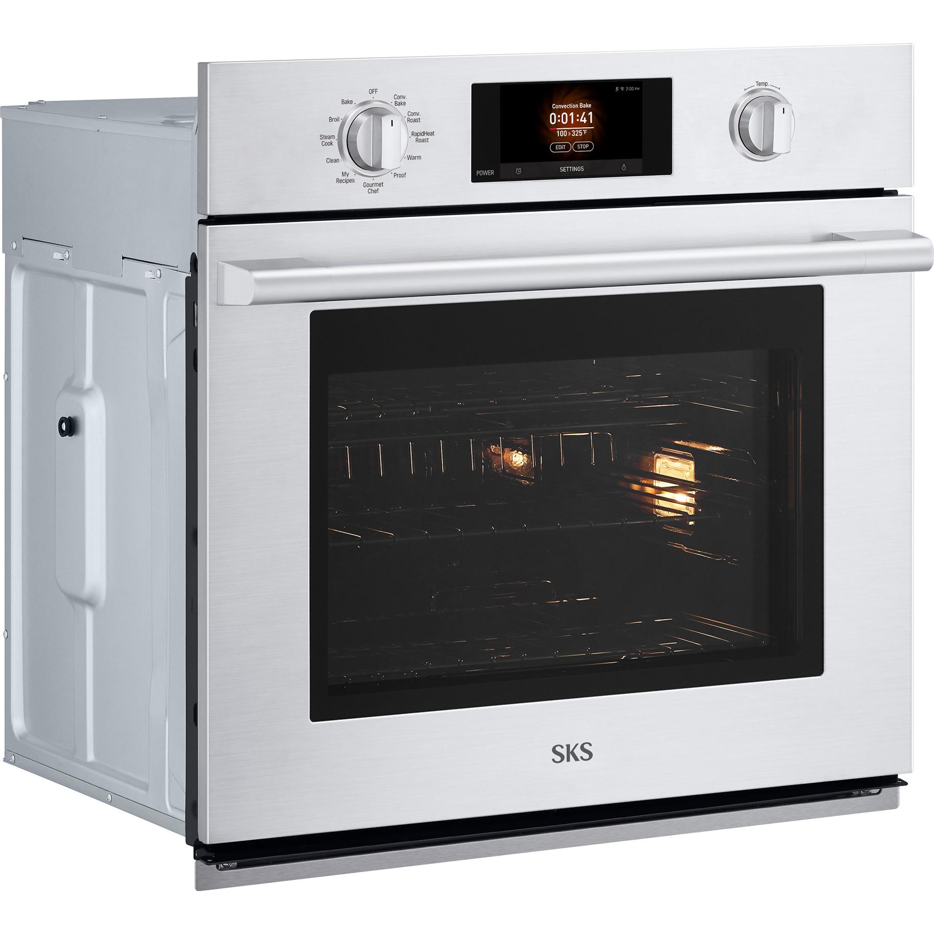 Signature Kitchen Suite 30-inch Single Wall Oven with Steam Assist SKSSV3001S IMAGE 10