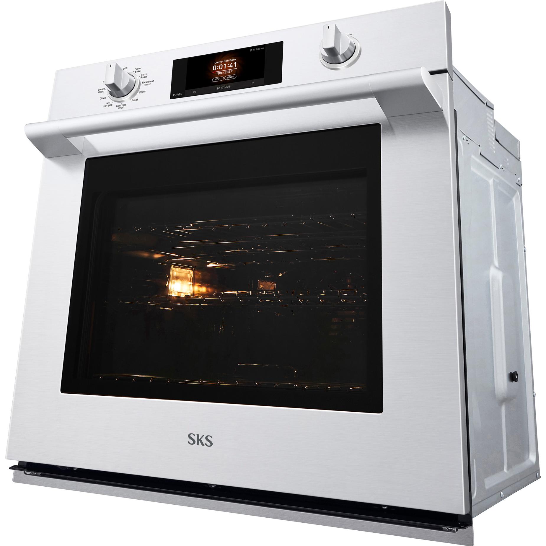 Signature Kitchen Suite 30-inch Single Wall Oven with Steam Assist SKSSV3001S IMAGE 11