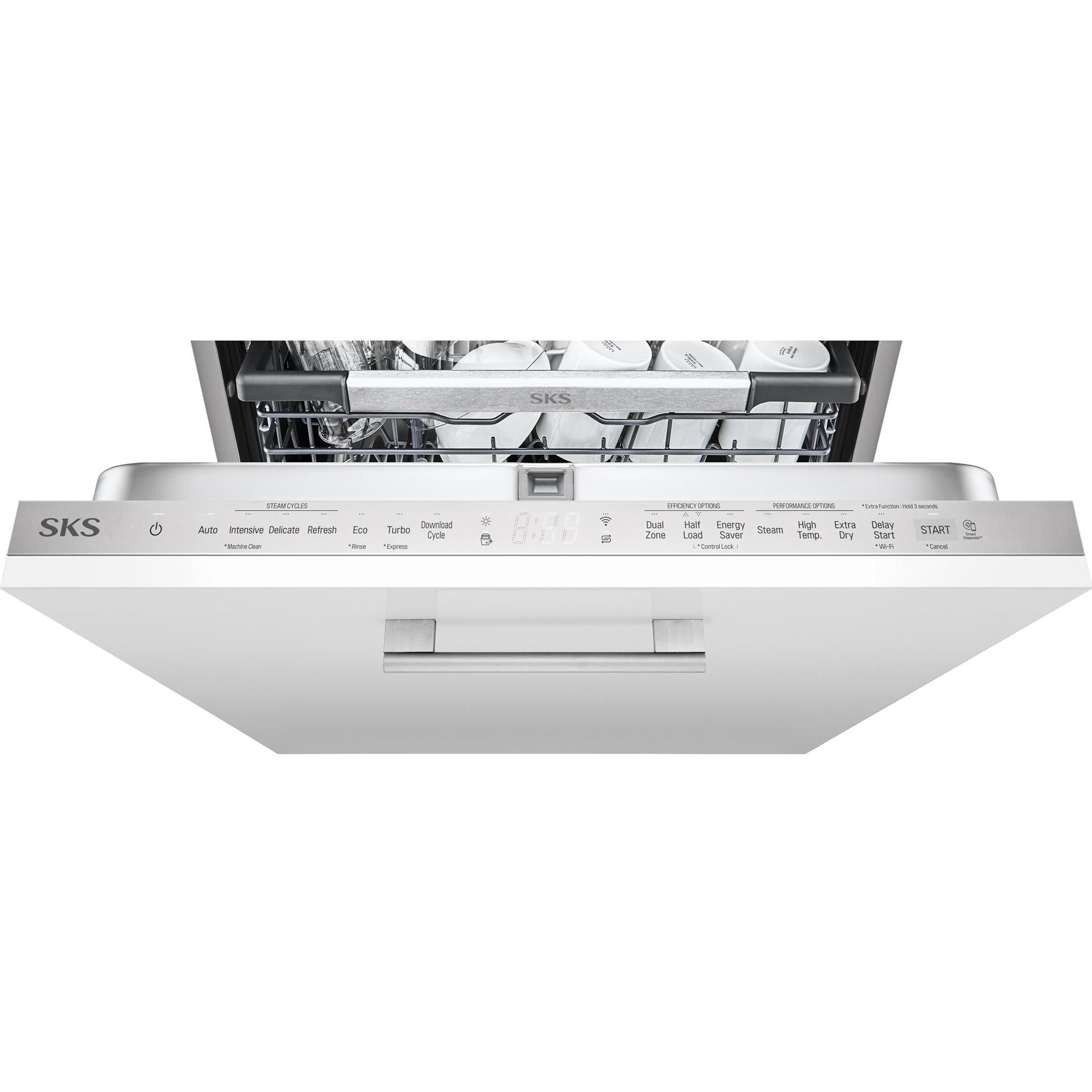 Signature Kitchen Suite 24-inch Built-in Dishwasher with PowerSteam® Technology SKSDW2402P IMAGE 2