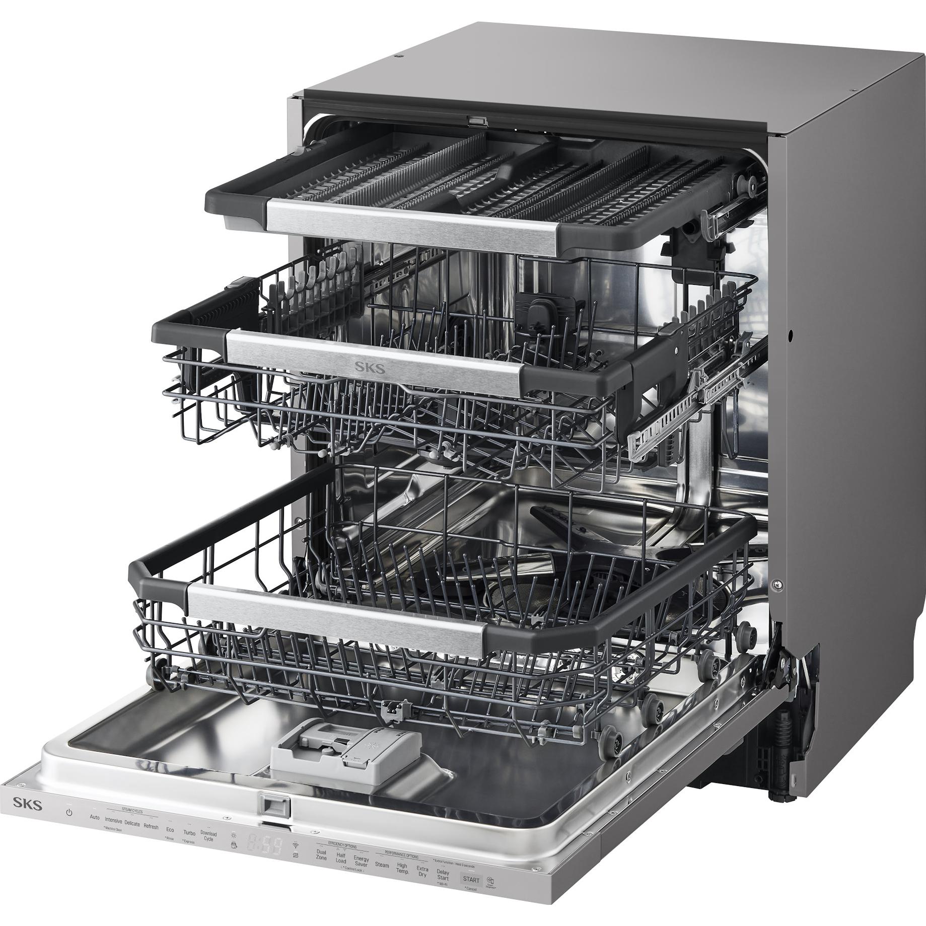 Signature Kitchen Suite 24-inch Built-in Dishwasher with PowerSteam® Technology SKSDW2402P IMAGE 5