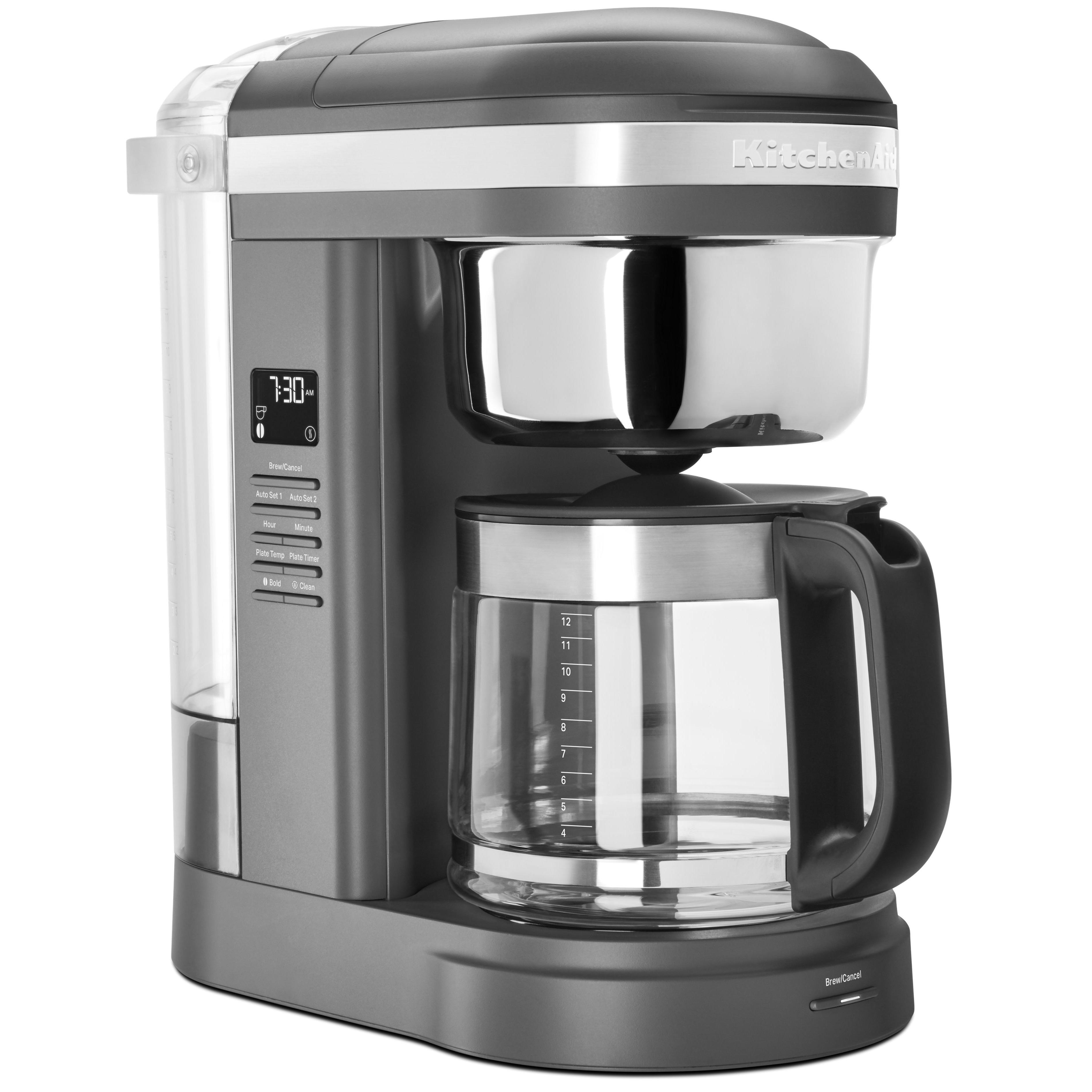 KitchenAid 12 Cup Drip Coffee Maker With Spiral Showerhead & Programmable Warming Plate KCM1209DG IMAGE 1