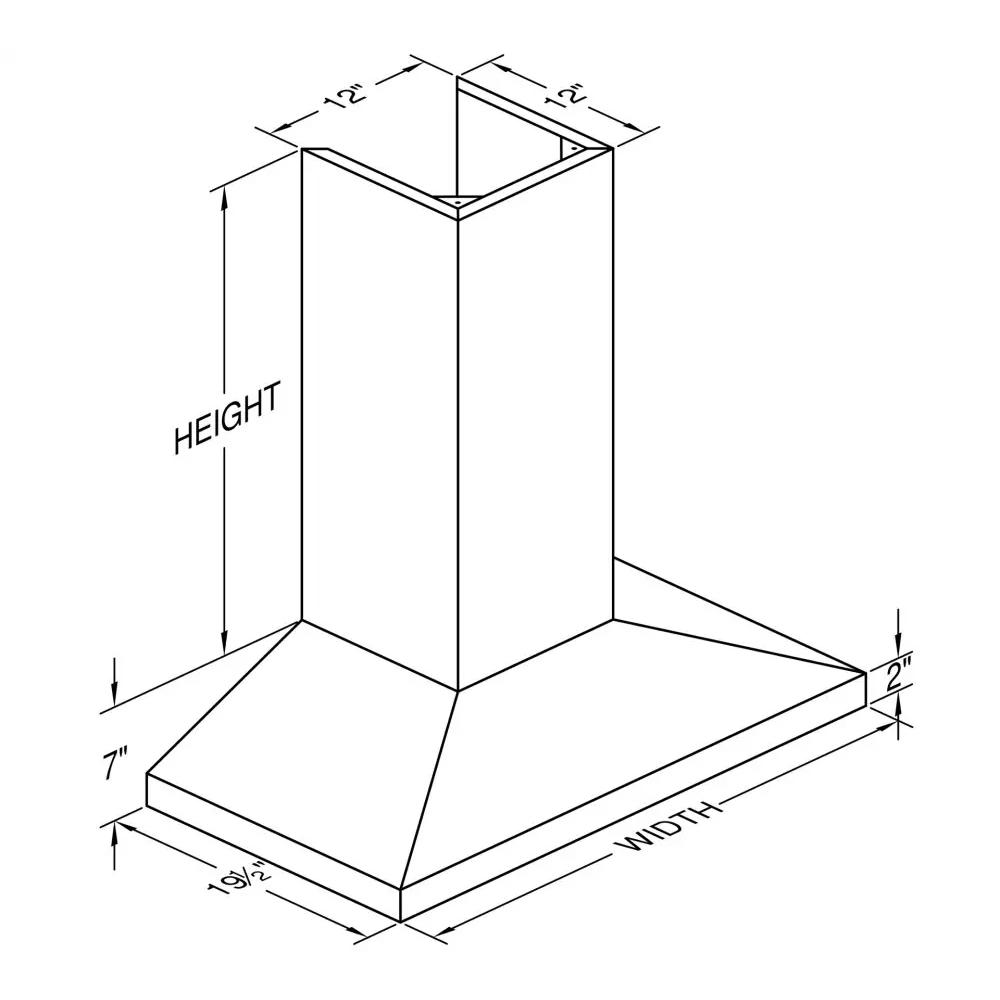 Vent-A-Hood 30-inch Wall Mount Range Hood PDH7-K30BC IMAGE 2