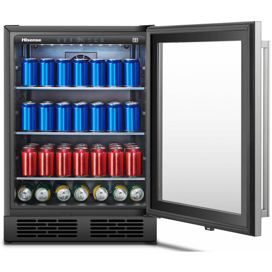 Hisense 5.4 cu. ft. Freestanding Beverage Center HBC54D6AS IMAGE 3