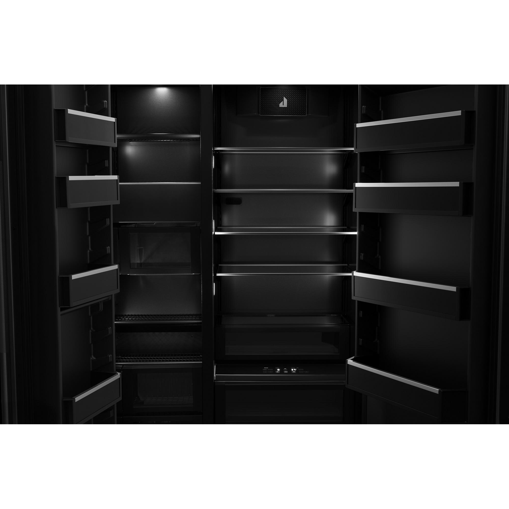 JennAir 42-inch 25.5 cu. ft. Side-by-Side Refrigerator with Internal Ice Maker JBSFS42NMX IMAGE 3
