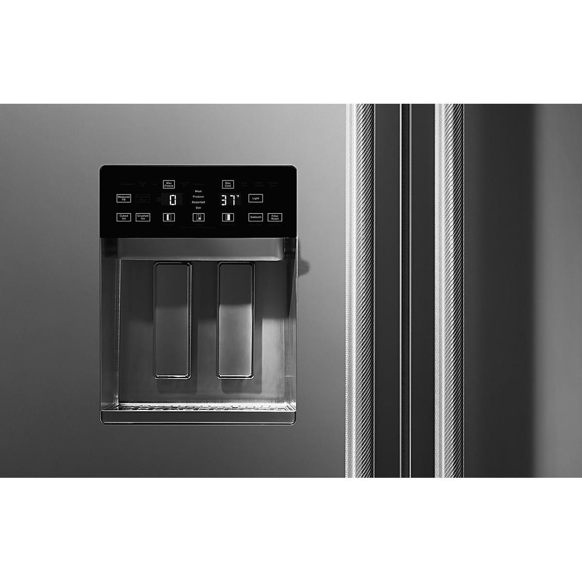 JennAir 42-inch, 25.5 cu. ft. Built-In Side-by-Side Refrigerator with External Ice and Water Dispenser JBSS42E22L IMAGE 5