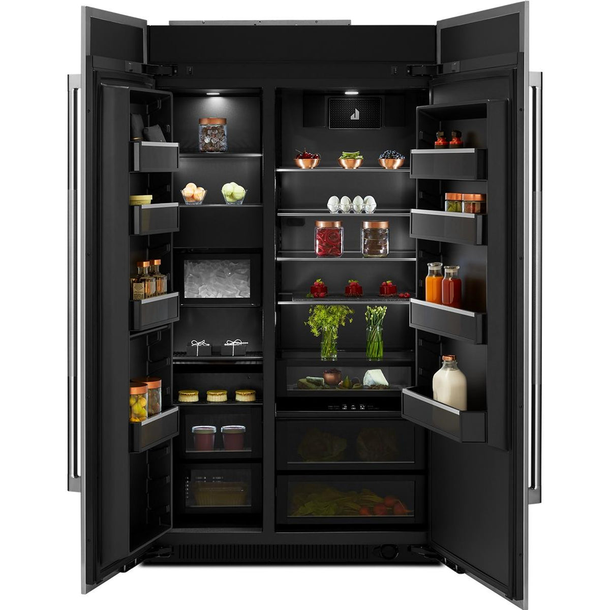 JennAir 48-inch, 29.4 cu. ft. Built-in Side-by-Side Refrigerator JBSFS48NMX IMAGE 2