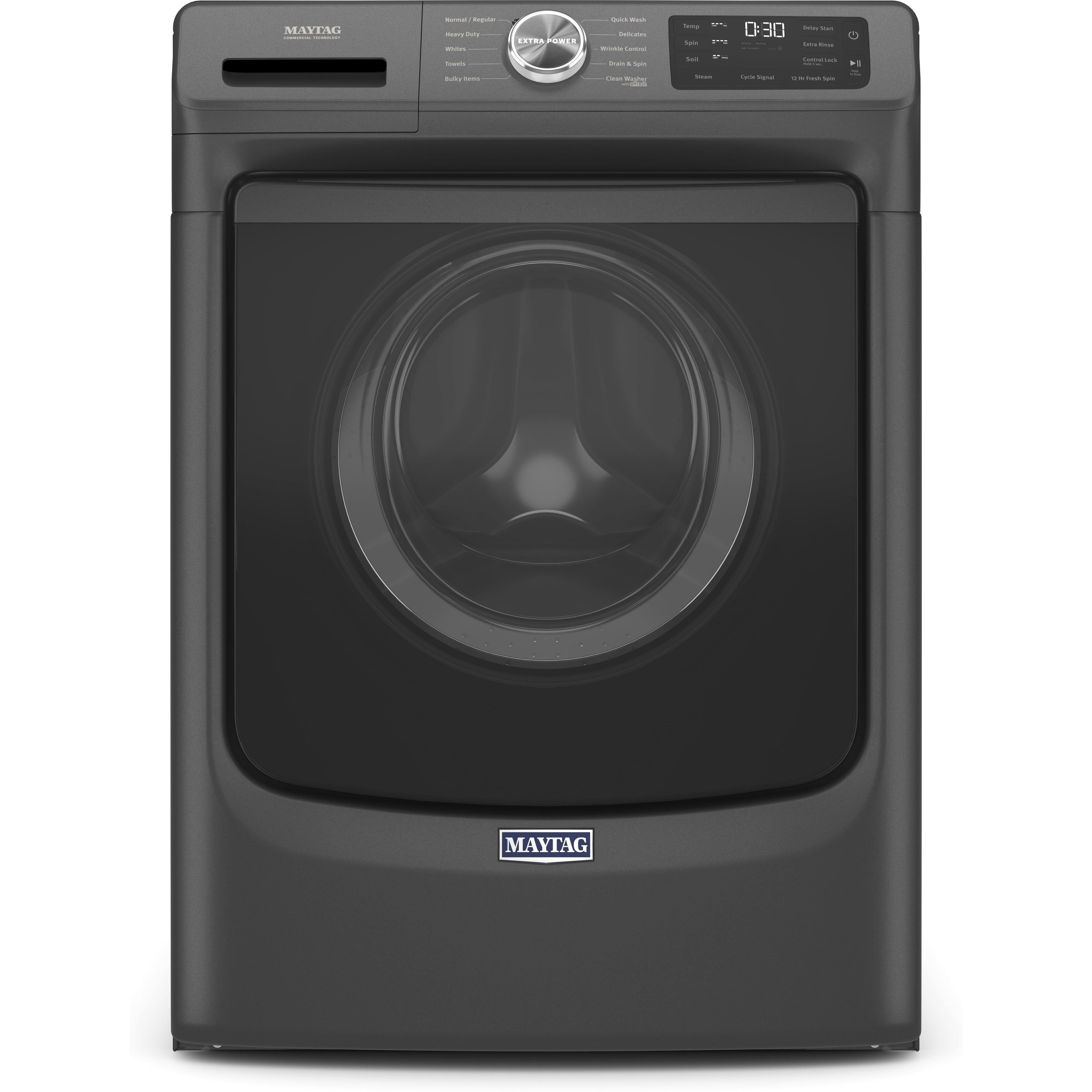 Maytag 5.2 cu. ft. Front Loading Washer with Affresh Cycle MHW5630MBK IMAGE 1