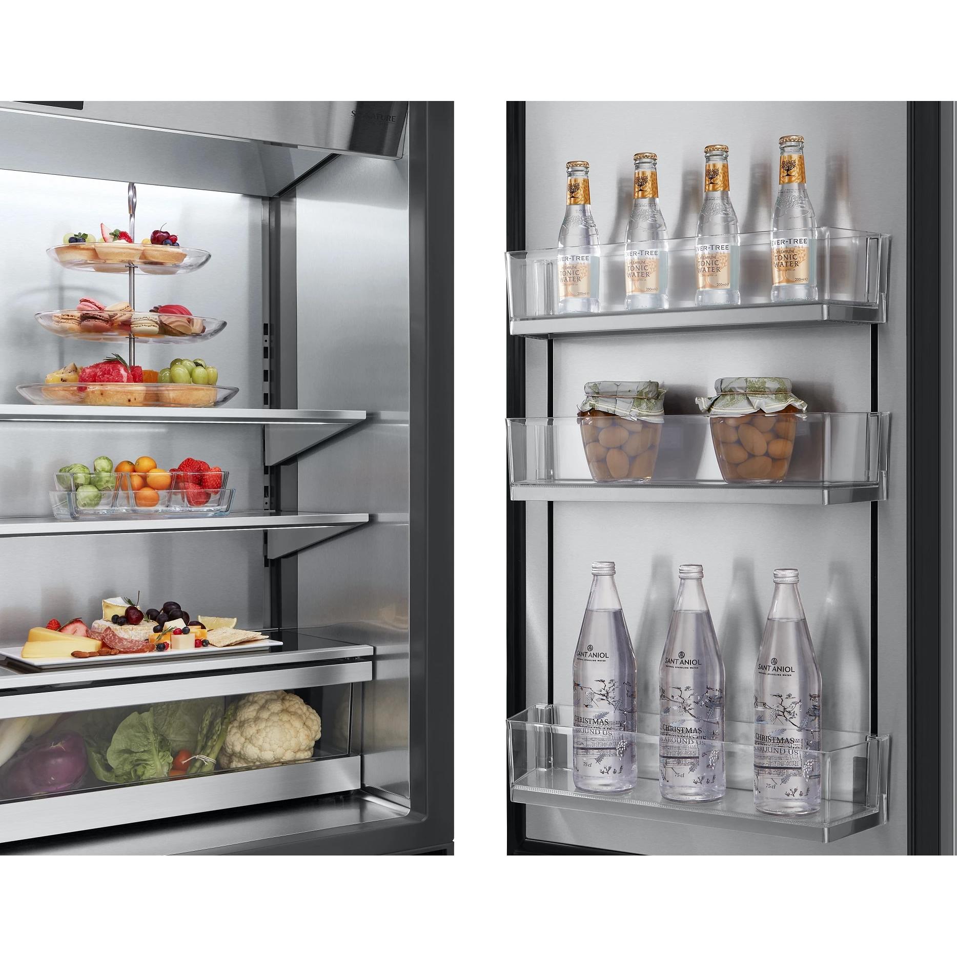 Signature Kitchen Suite 48-inch, 26 cu. ft. Built-in French 6-Door Refrigerator with Wi-Fi SKSFD4826P IMAGE 3