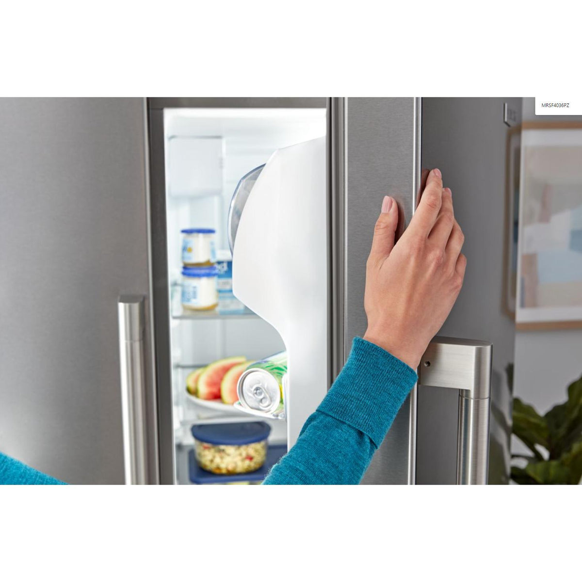 Maytag 36 in. 25 cu. ft. Side-by-Side Refrigerator MRSF4036PZ IMAGE 5