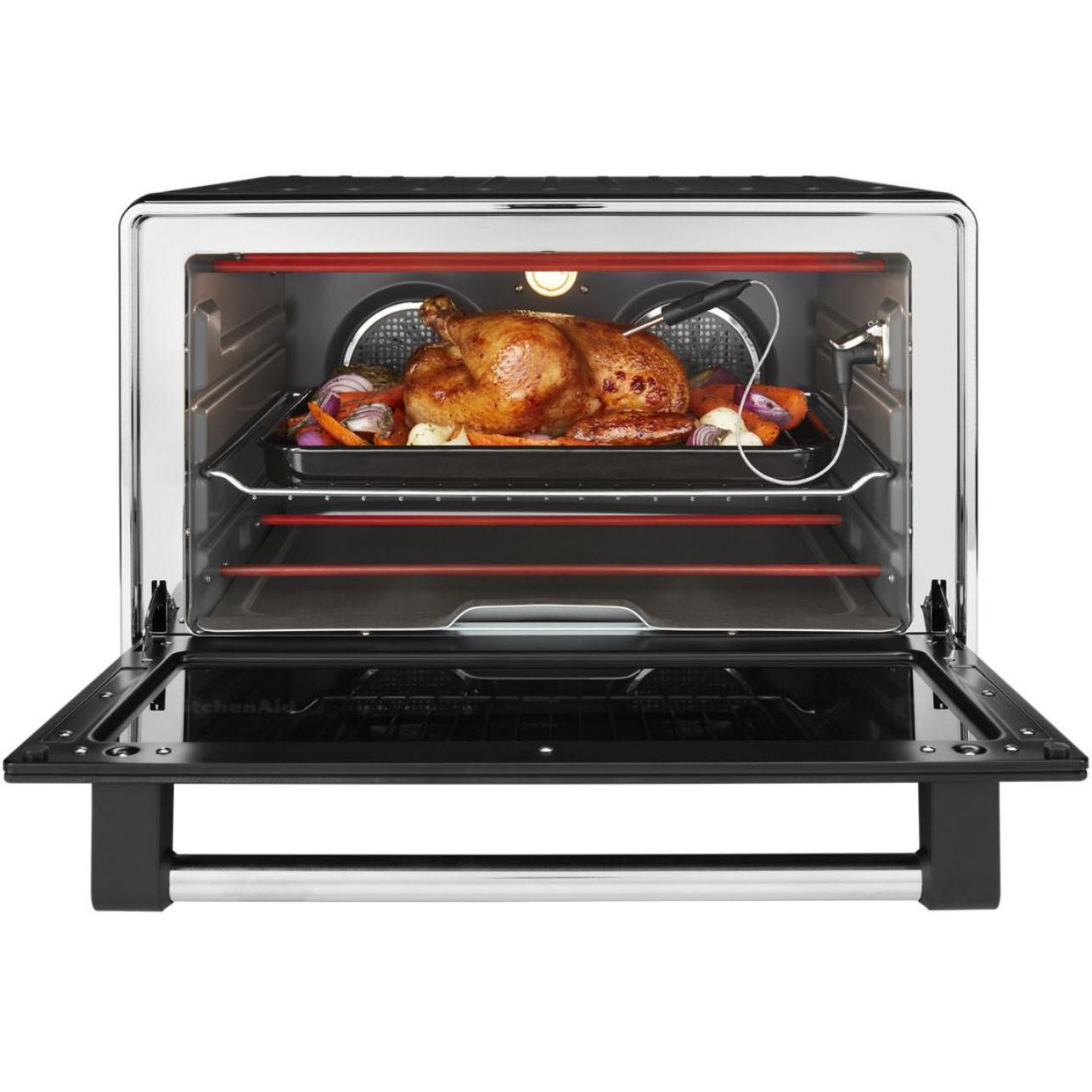 KitchenAid Dual Convection Countertop Oven With Temperature Probe KCO255BMSP IMAGE 2