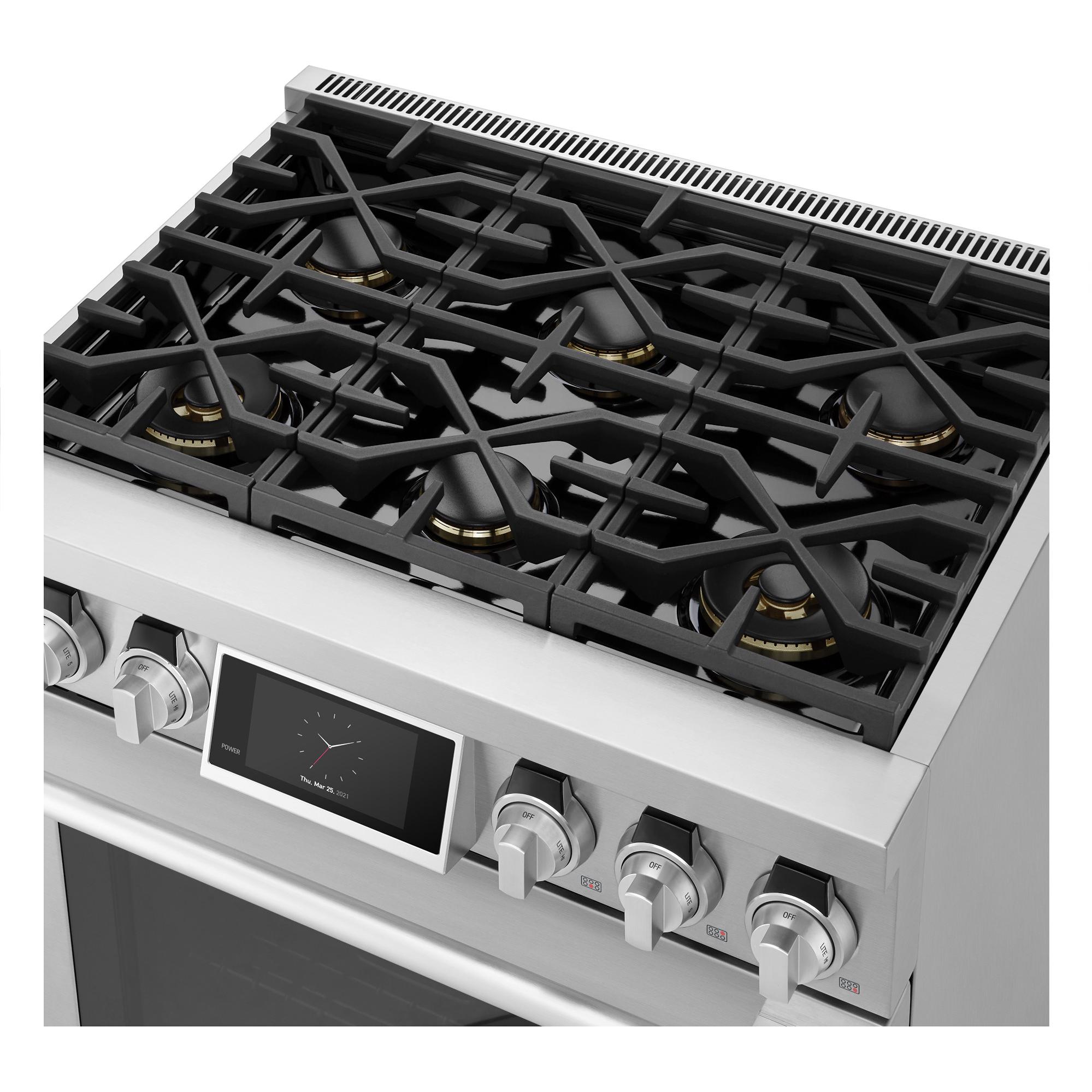 Signature Kitchen Suite 36-inch Dual-Fuel Range SKSDR360S IMAGE 3