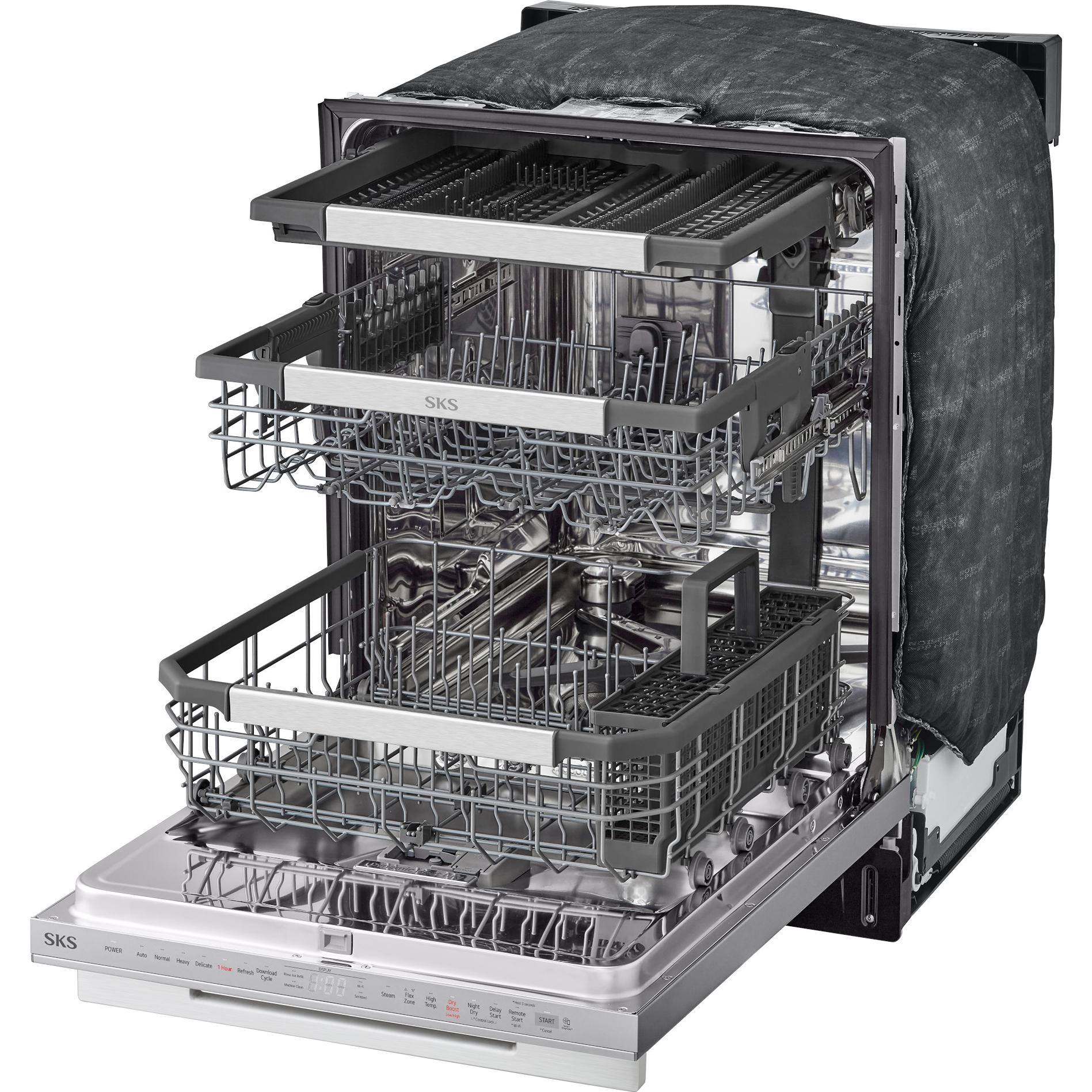 Signature Kitchen Suite 24-inch Built-In Powersteam® Stainless Steel Dishwasher SKSDW2411T IMAGE 5