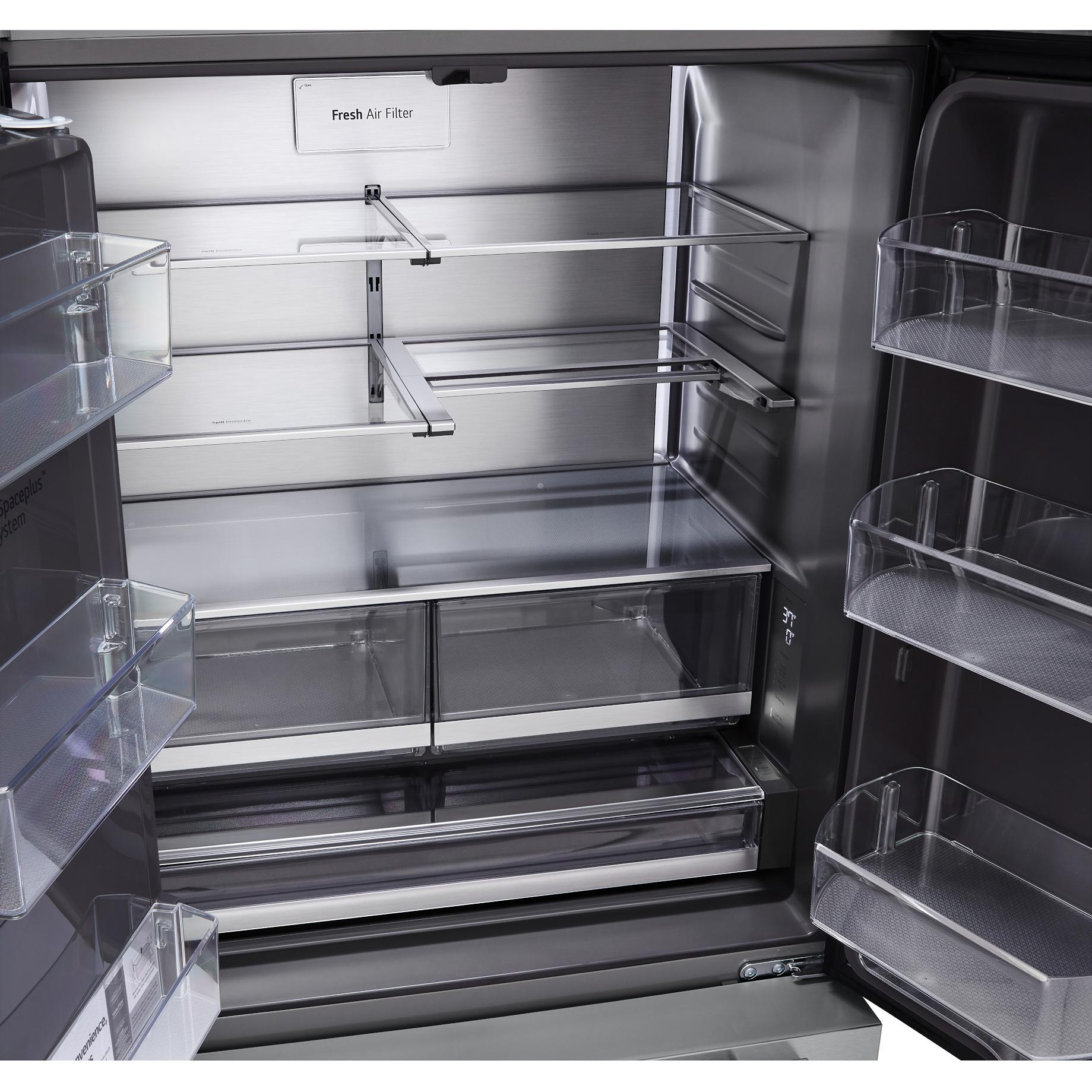 Signature Kitchen Suite 36-inch, 25.5 cu. ft. Counter-Depth French 3-Door Refrigerator with Wi-Fi SKSFD3623SD IMAGE 11