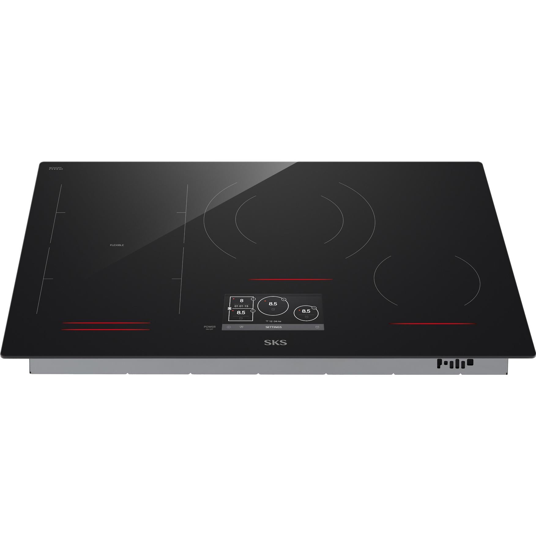 Signature Kitchen Suite 30-inch Built-in Flex Induction Cooktop with Wi-Fi SKSIT3001GE IMAGE 2