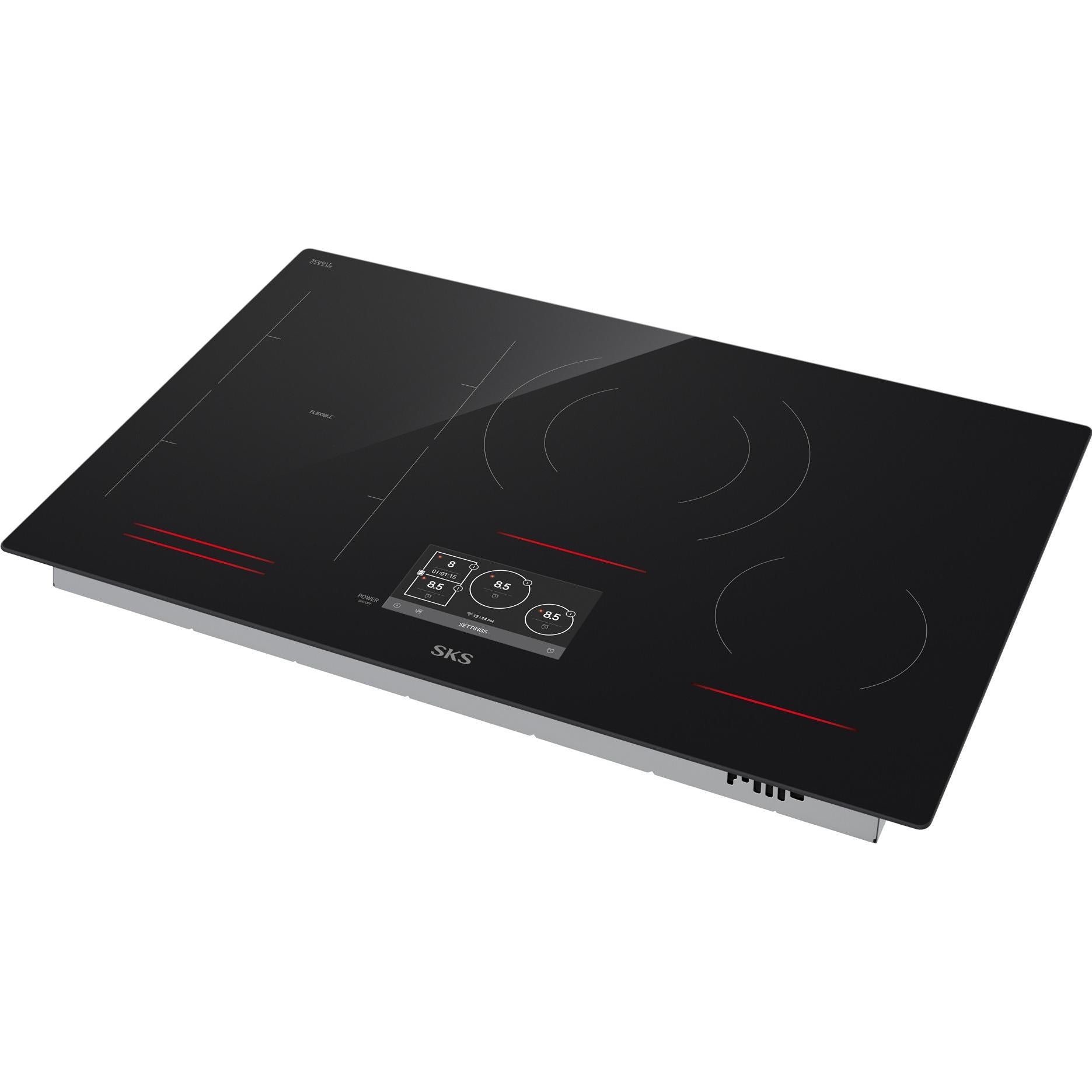 Signature Kitchen Suite 30-inch Built-in Flex Induction Cooktop with Wi-Fi SKSIT3001GE IMAGE 3