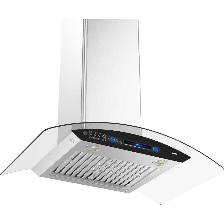 Vesta 30-inch Bremen Series Wall Mount Range Hood with Voice Control DC Motor VRH-BREMEN-30SS IMAGE 2
