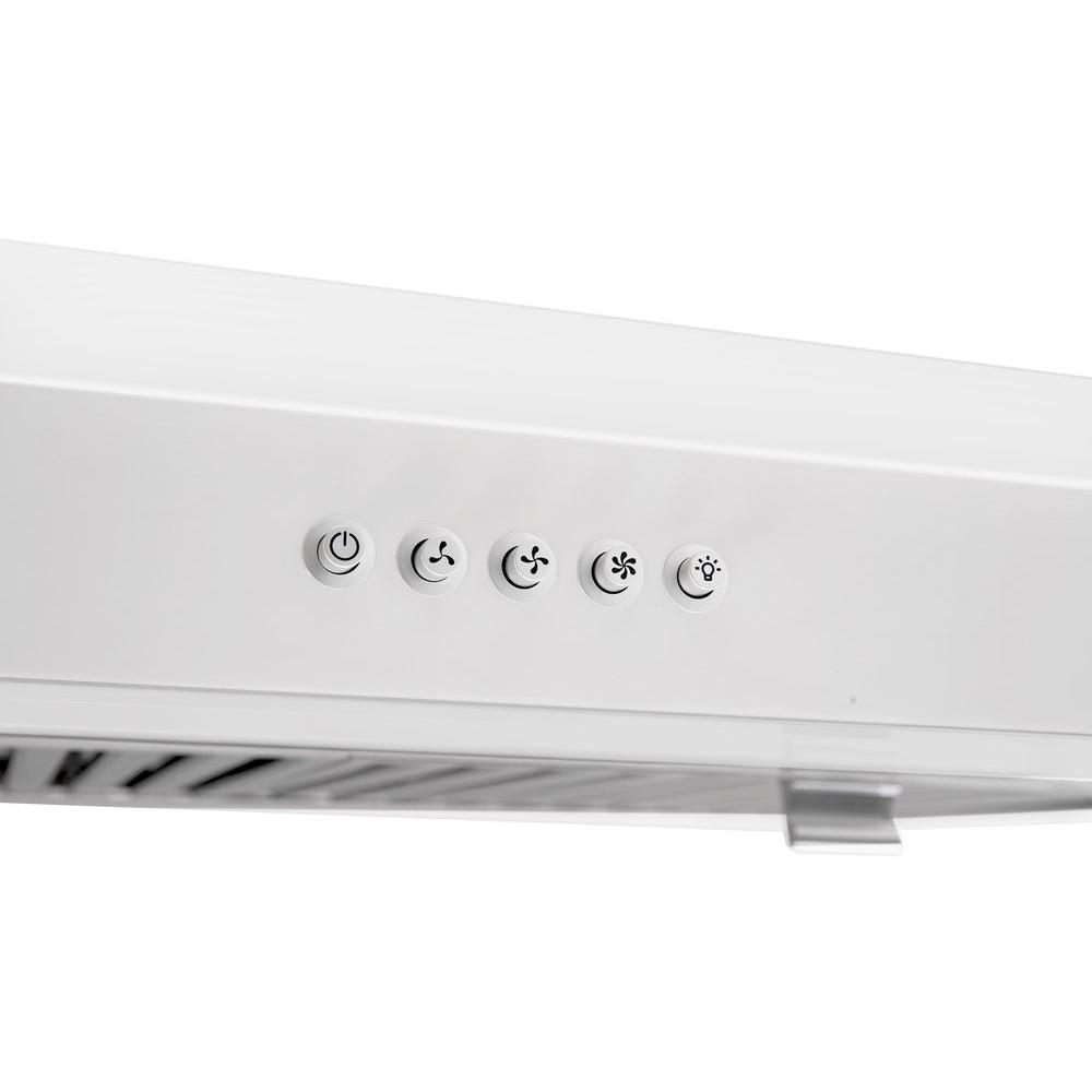 Vesta 30-inch Chicago Series Under Cabinet Range Hood VRH-CHICAGO-30WH IMAGE 4
