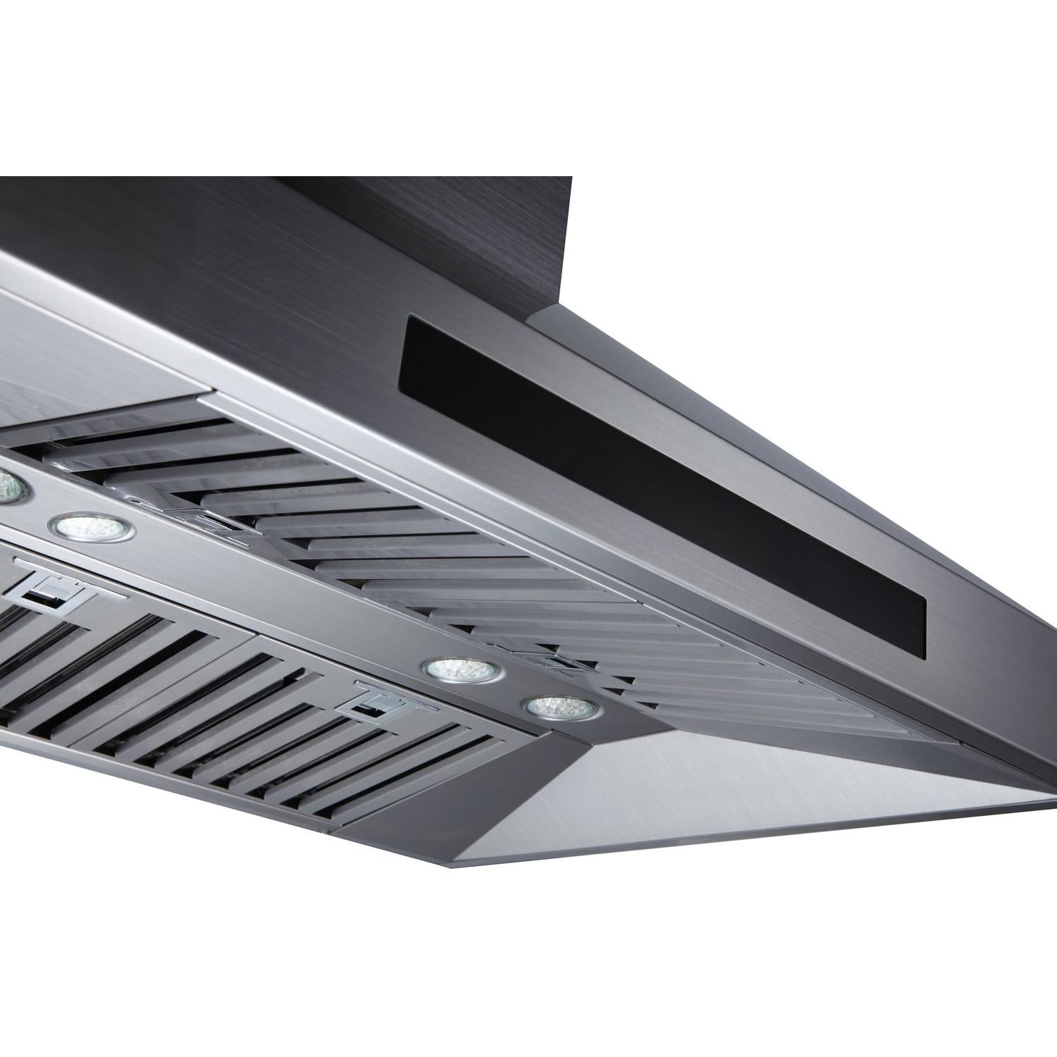 Vesta 36-inch Prague Series Island Hood VRH-PRAGUE-36SS IMAGE 3