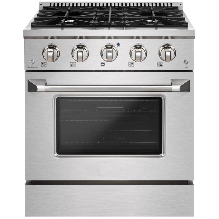 Vesta 30-inch Freestanding Gas Range VRG-ONTARIO-30SS IMAGE 1