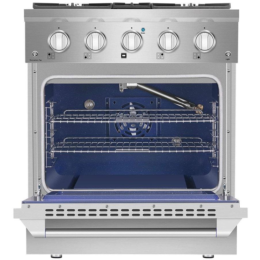 Vesta 30-inch Freestanding Gas Range VRG-ONTARIO-30SS IMAGE 3