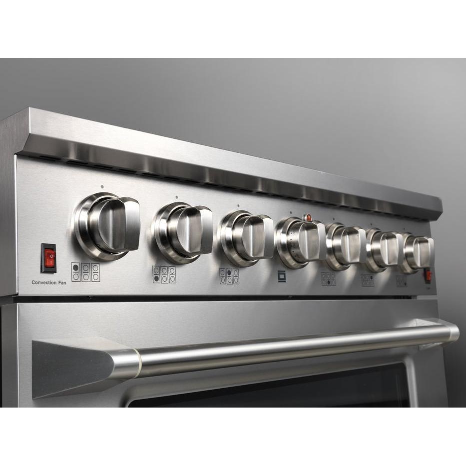 Vesta 36-inch Freestanding Gas Range VRG-ONTARIO-36SS IMAGE 4
