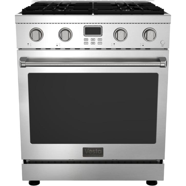 Vesta 30-inch Freestanding Gas Range VRG-ALBERTA-30SS IMAGE 1
