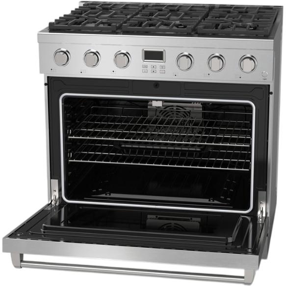 Vesta 36-inch Freestanding Gas Range VRG-ALBERTA-36SS IMAGE 2