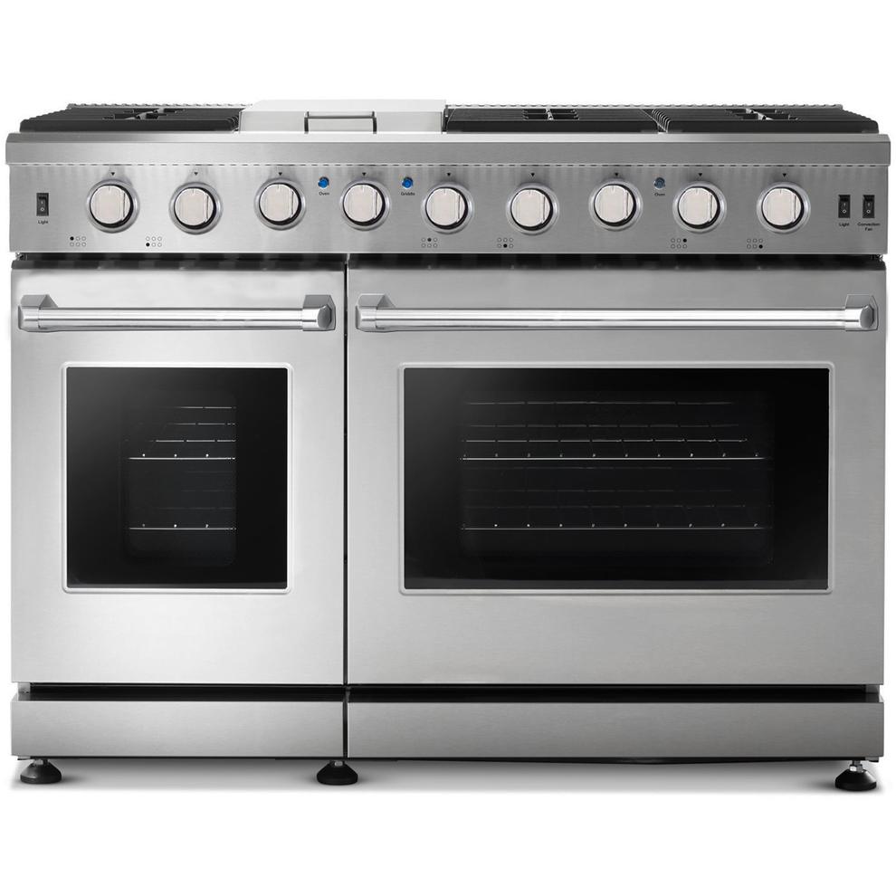 Vesta 48-inch Freestanding Gas Range VRG-ALBERTA-48SS IMAGE 1