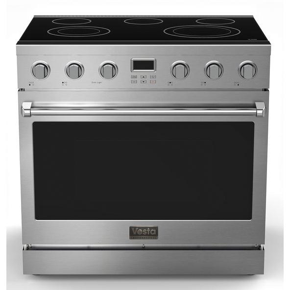 Vesta 36-inch Freestanding Electric Range VRE-BC-36SS IMAGE 1